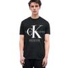 Calvin Klein Customizable  Angel Rhinestone Letter Pattern Round Neck Loose Hoodie Short Sleeve T-Shirt Unisex T-Shirt 35H6422401(TEAM702-B9)