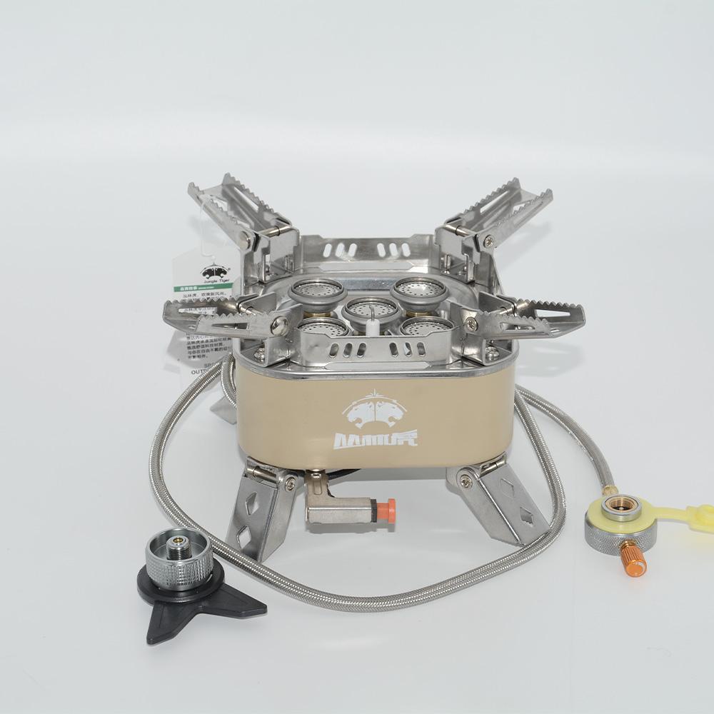 Factory Windproof Folding Camping Stove Portable Butane Gas Cassette Stove for Backpacking