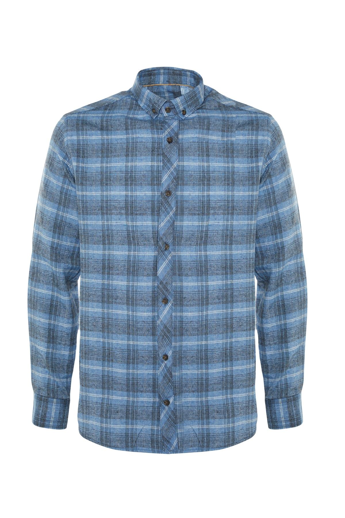 

Рубашка - Синяя - Классический крой