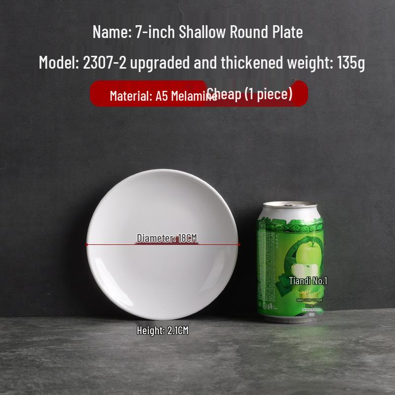 Runde Essteller im Melamin-Porzellan-Stil mit Seidenblumen-Design für Restaurants und Hotels