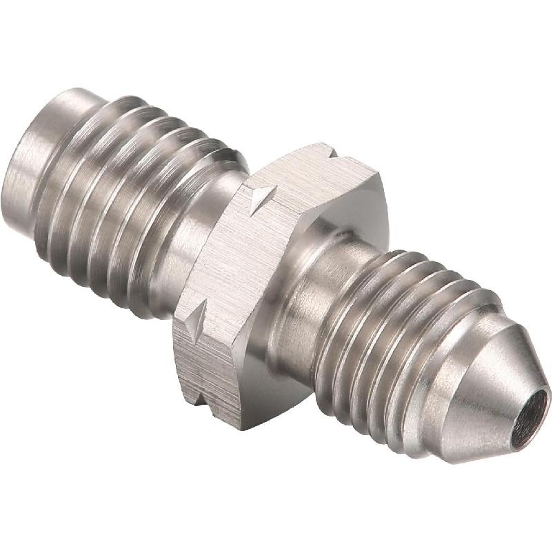 3AN Male to M10x1.0 Metric Inverted Flare Stainless Steel Brake Master Cylinder Adapter Fitting