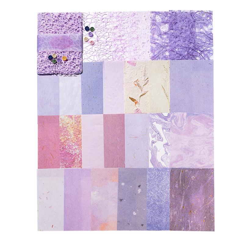 Momo Romance Series Salt-Based Lace Grid Journal DIY Paper Decoration