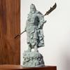 Posąg Guan Yu Chiński Bóg Wojownik Lojalności Bogactwa Ręcznie Rzeźbiona Rzeźba z Żywicy do Domu  Dekoracja Sukcesu w Biznesie Ochrona Prezent