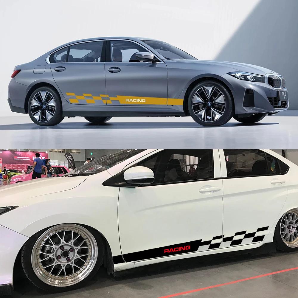 Car Sticker Vinyl Decals Racing Grid Graphics Auto Accessories For BMW 3 Series E46 E90 F30 E30 E36 M3 E92 F31 G20 E93 F34 G28
