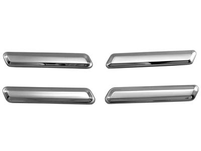 BRIGHTZ Ultra-Mirror Stainless Steel Plated Front Corner Garnish (4-Piece Set) for Jimny Sierra JB74W (OTHER-SMA-025)