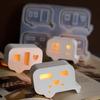 Mini Car Silicone Mold Handmade DIY Crafts Bus Silicone Mold 3D Hollow Heart Creative Bus Desktop Decorative Light Home Decor