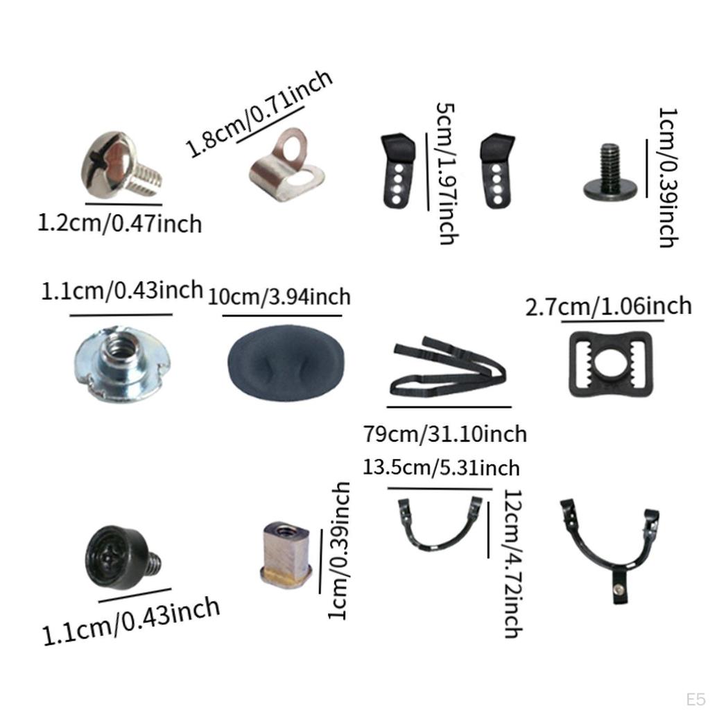 Hockey Helmet Repair Kit Hardware, Compact,Accessories Maintenance Replacement
