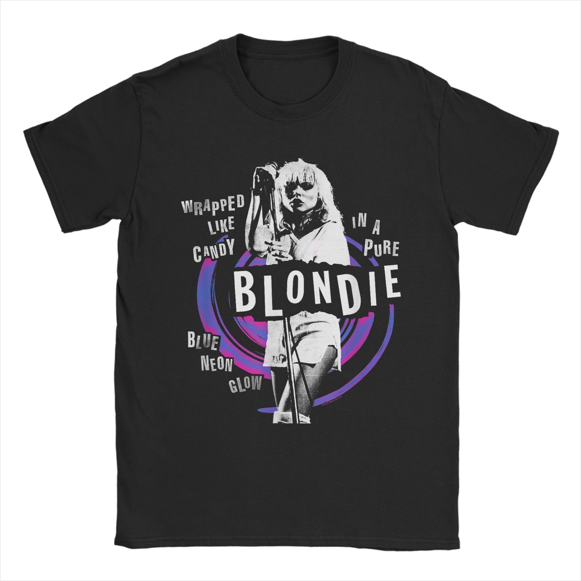 XIXI Fashion Blondies Punk Verpakt Als Snoep T-shirts voor Mannen 100% Katoen Nieuwigheid T-shirt Vintage Band T-shirts Korte Mouw Kleding Grote Maten 4XL