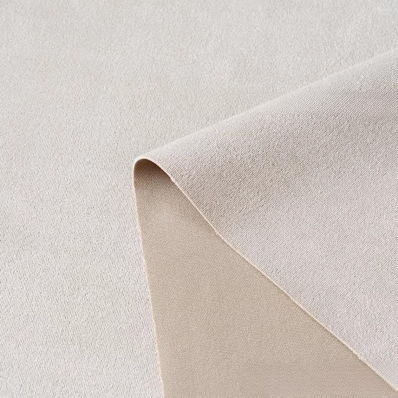 

Thick Grey Suedette Air Layer Fabric Stretch Faux Suede Soft Warm Fabric for Diy Sewing Windbreaker Coat Dress Elastic Material 50x150cm