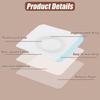 50Pcs Castor Oil Pack Wrap, Self-Adhesive Castor Oil Patches, Disposable Highly Absorbent Belly Button Blank Pack Anti-Le