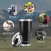HAUSHOF Vacuum Insulated Stainless with Car Coffee Water Stainless Steel Convenience Store Keeps Drinks Hot or Perfect for Car Outdoor Tumbler, Steel,