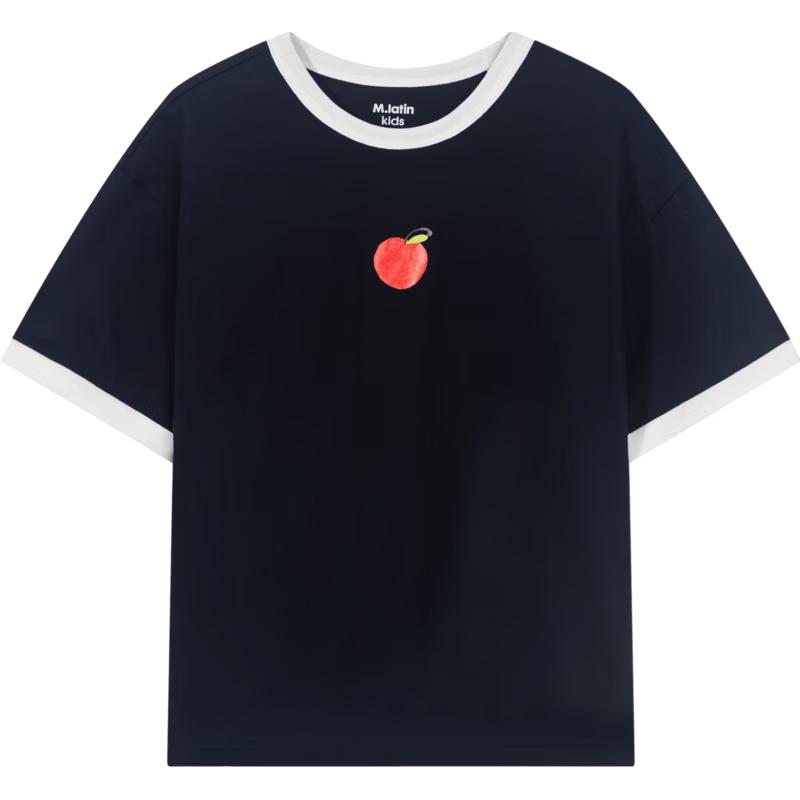 

M.Latin Girls Color-Block Short Sleeve T-Shirt 110cm
