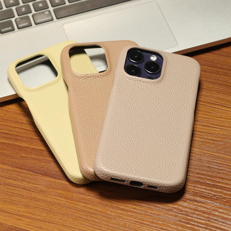 Litchi Pattern Leather Phone Case For iPhone 14 13 12 11 Pro Max 14 Plus Luxury Protection Back Cover