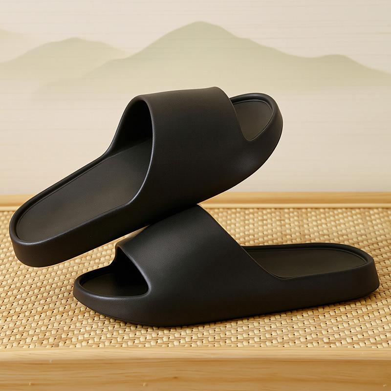 Slippers women wear outside summer home thick-soled hotel indoor bathroom non-slip bath sandals men