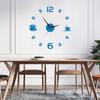 Creative Living Room Wall Clock 3D DIY Clock Digital Clock Art Clock Interesting Decorative Wall Sticker 3D Wall Clock