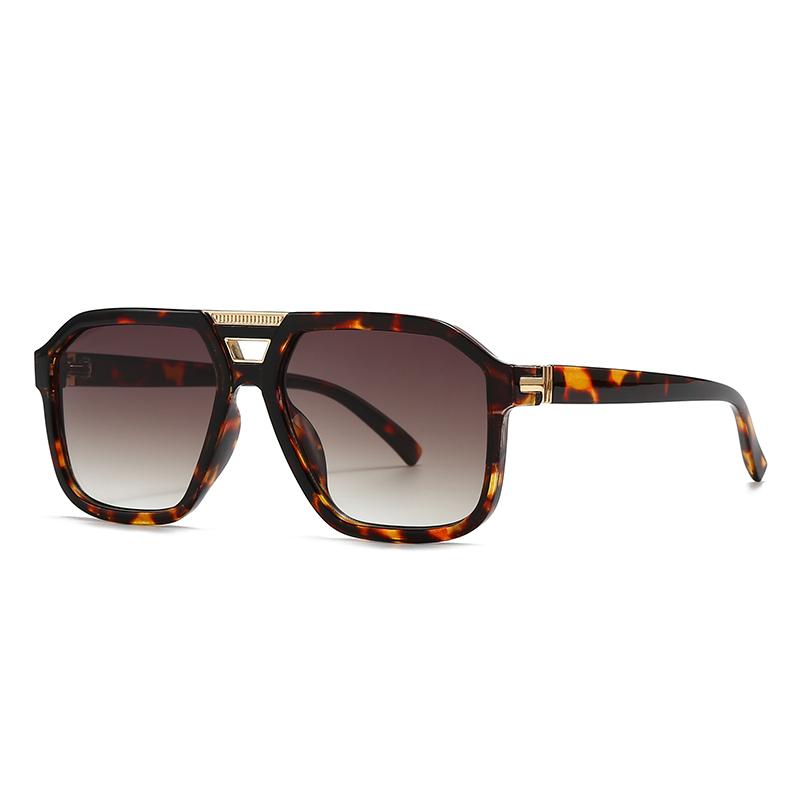  Export New Modern Retro Large Frame Men'S Sunglasses Ins Style Street Shooting Big Brand Ink Lh290