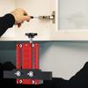 Cabinet Door Aluminium Alloy Mounting Tool Installation Jig Installation Positioner for Efficient Hinge Mounting