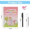 Global English Calligraphy Practice Set: Preschool Pen Control & Magic Writing Stickers for Kids