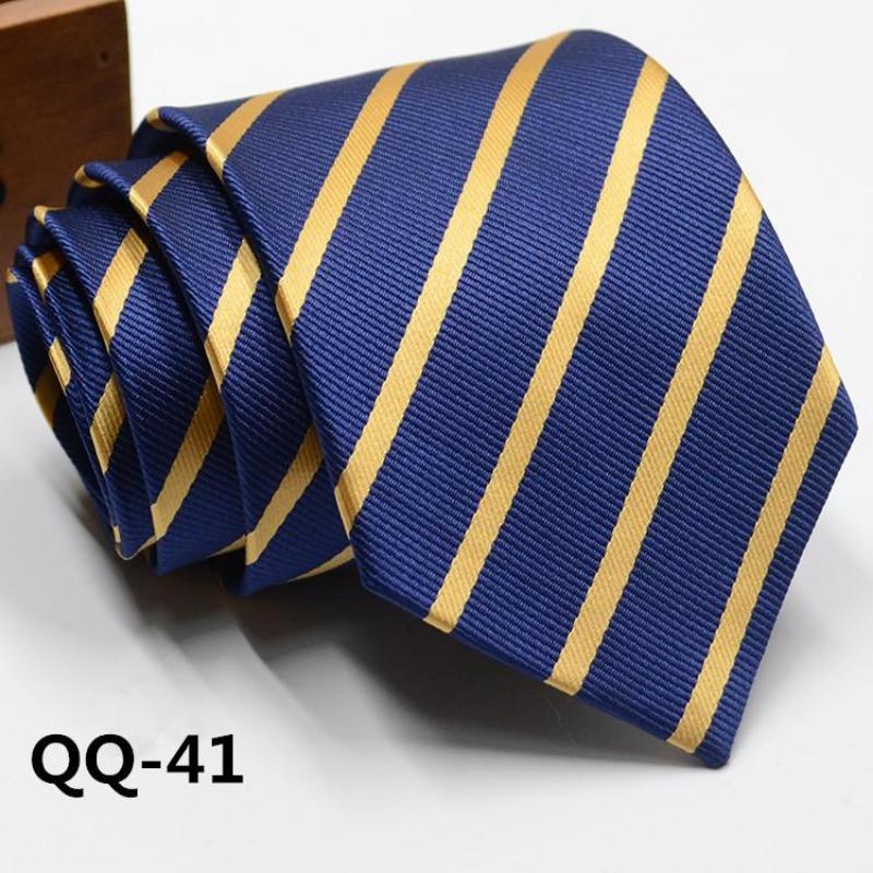 Men'S Dress Business Casual Professional Groom Wedding Best Man Striped Jacquard Fine Gentleman Men'S Premium Tie