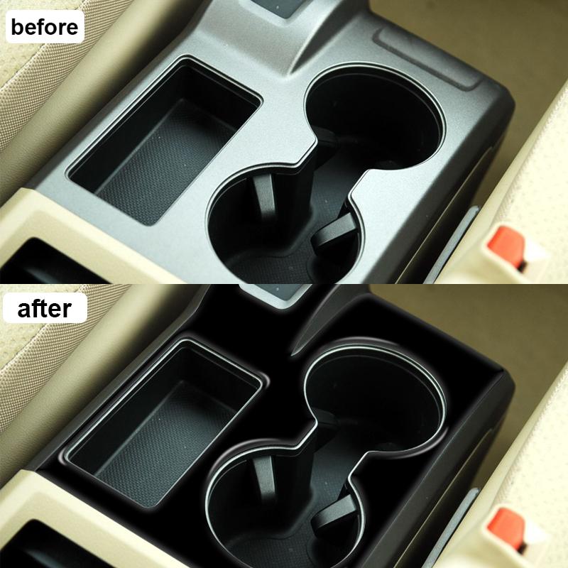 For Honda CRV 2007 2008 2009 2010 2011 Carbon Fiber Car Center Control Gear Shift Panel Water Cup Frame Cover Trim sticker