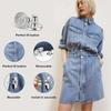 5 Pcs Snap Fastener Metal Buttons Jeans Waist Buttons Perfect Fit Adjust Self Free Nail Twist No Seam Sewing Buttons Wholesale