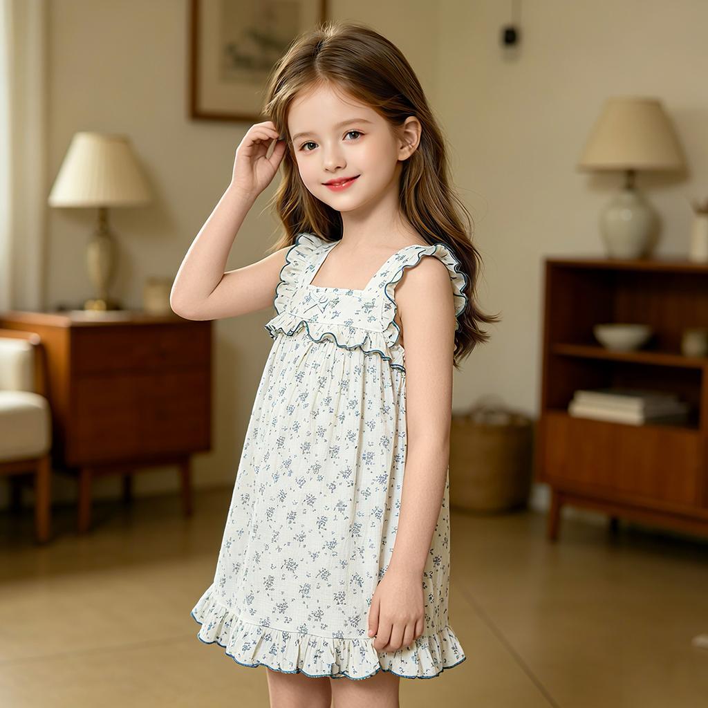 Girls' Sleepwear Summer New Style Suspender Dress