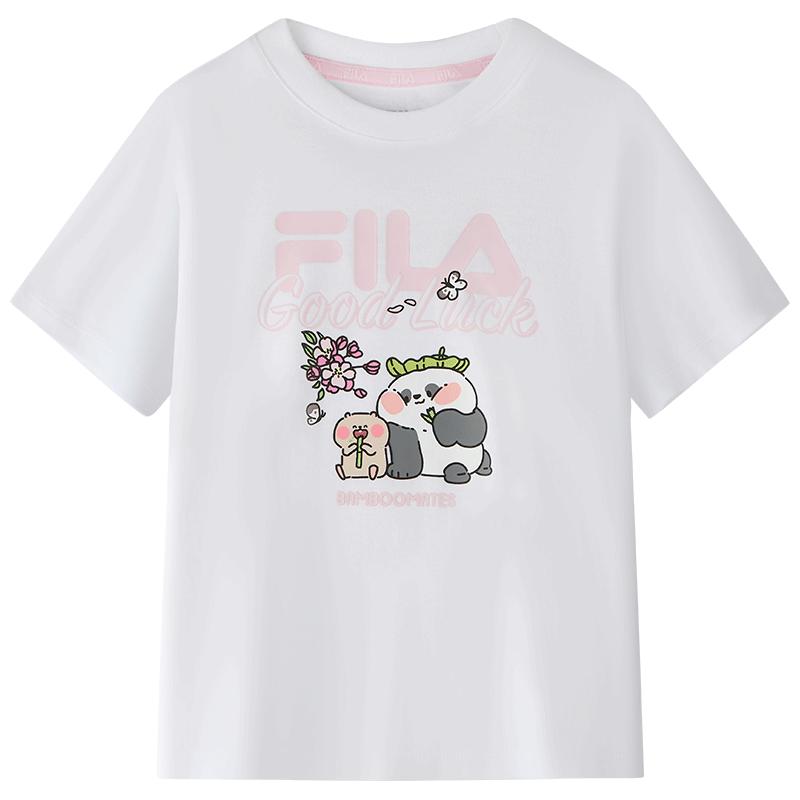 FILA Kids Bamboo Forest Anti-Bacterial Short Sleeve T-Shirt 120