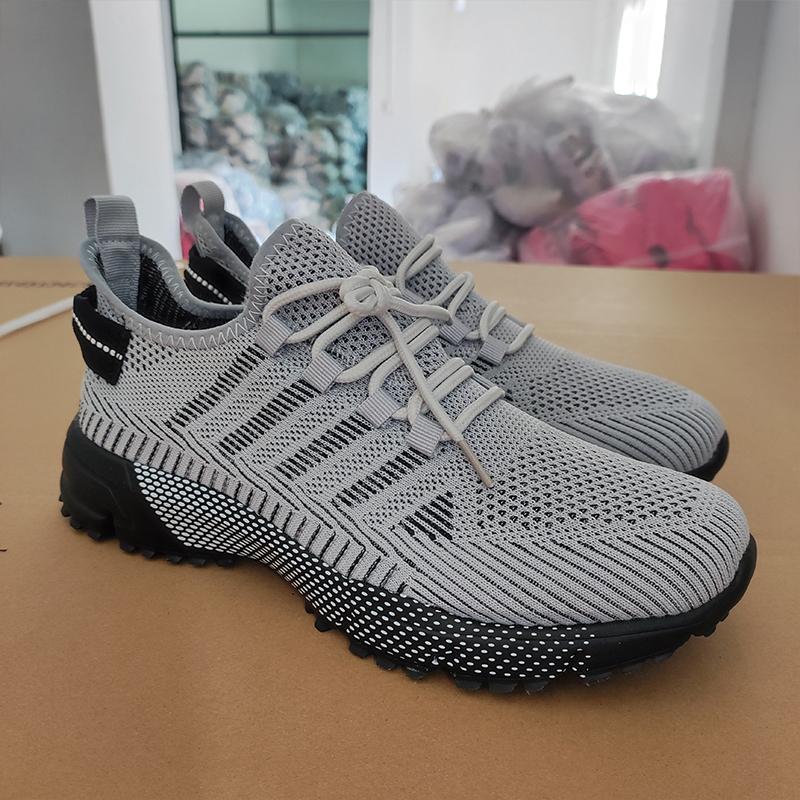 Summer Casual Sports Shoes for Men Lightweight Breathable Lace Up Outdoor Running Training Shoes Women Fashionable Flat Shoes