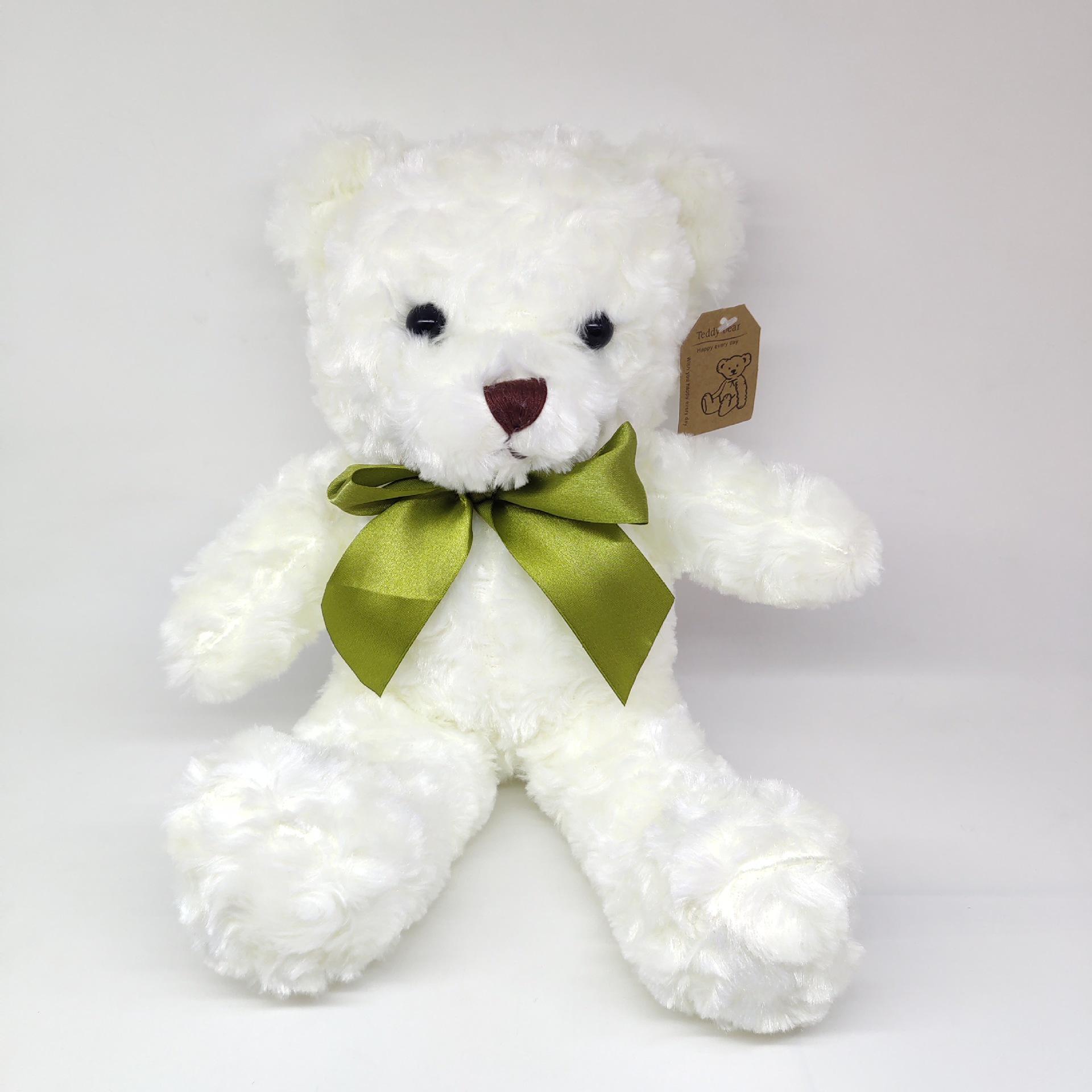 

Plush Bear with Bow - Ideal Birthday & Children s Day Gift 30 cm белый