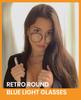 Clear Blue Light UV Unisex Eyeglasses [Cyxus] Stylish, Oversized, Lenses, Cut, Protection, (8169T10 Tortoiseshell)