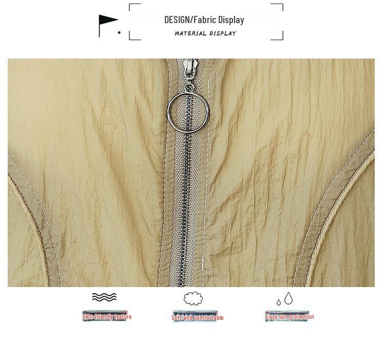 Women's Sun Protection Clothing 2024: Anti-UV, Loose Fit, Long-Sleeve, Breathable, Korean Style.