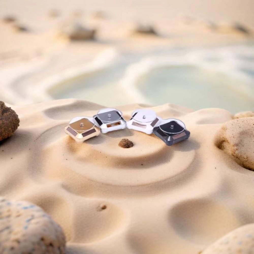 360 Rotating Solar Showcase LED Light Rotating Display Stand Jewelry Display Stand Showcases