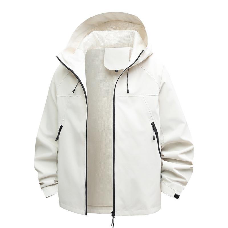 New Outdoor Jacket Men's Spring and Autumn Sports Outdoor Fashion Couple's Mountaineering Suit Windproof Waterproof Single Jacket Men