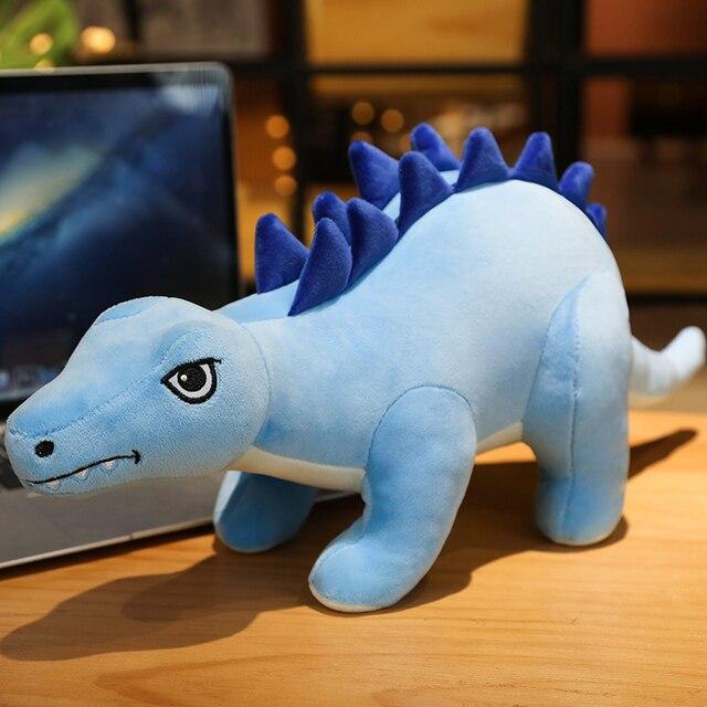 Simulation Stegosaurus Plush Toys Lovely Dinosaur Dolls Pillow Creative Stuffed Soft Kids Boys Birthday Decor Gifts