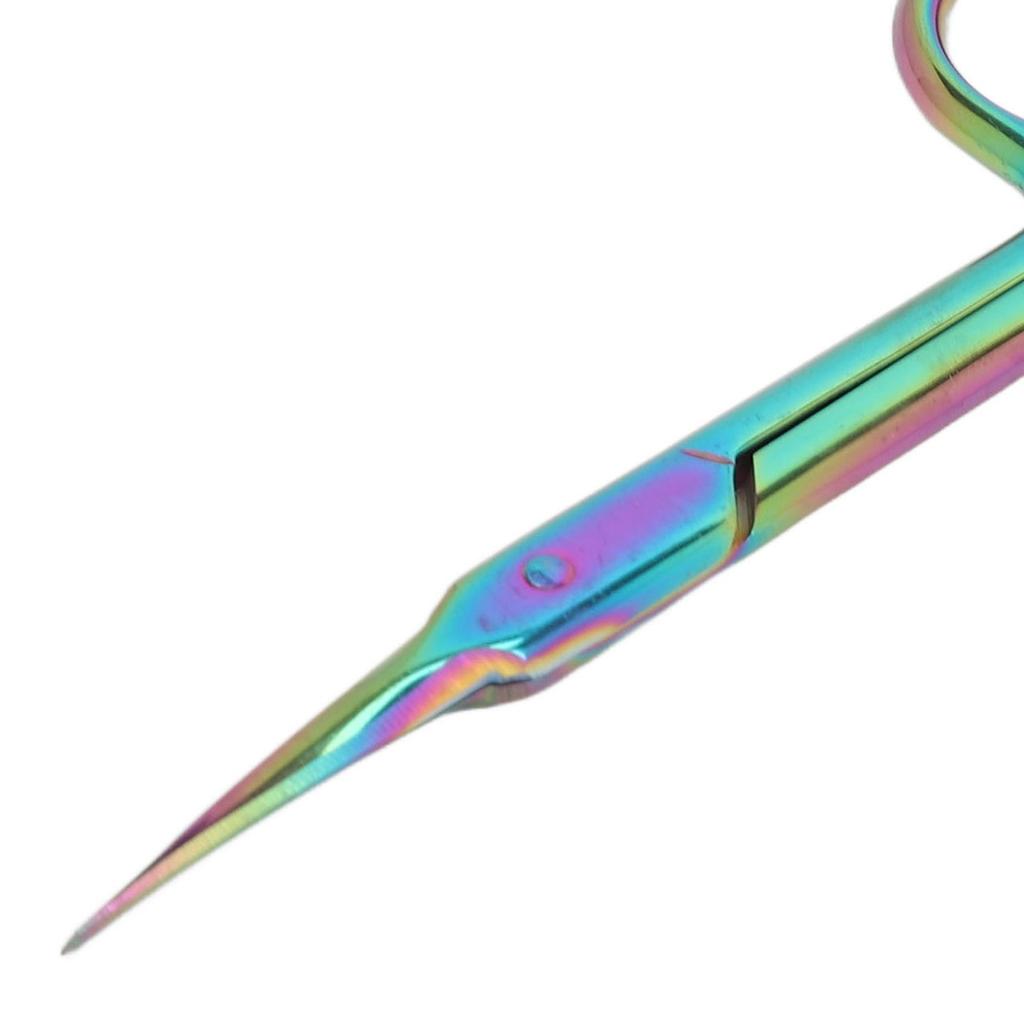 Nagelhautschere Spitzklinge Entfernung abgestorbener Haut Farbplattierung Edelstahl Maniküreschere