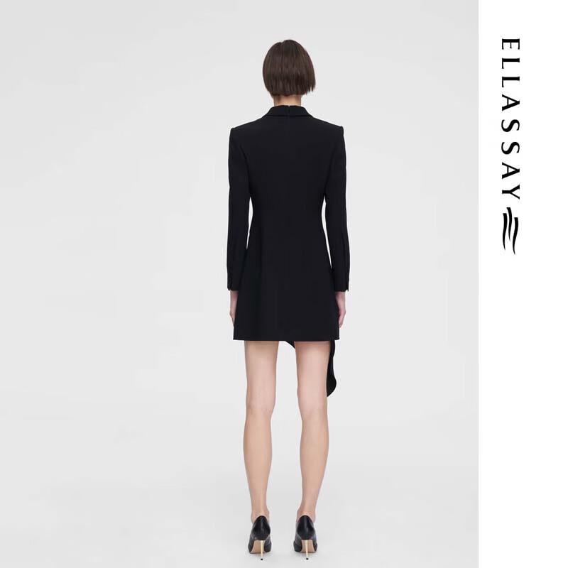ELLASSAY Women's Irregular Hem Blazer Dress