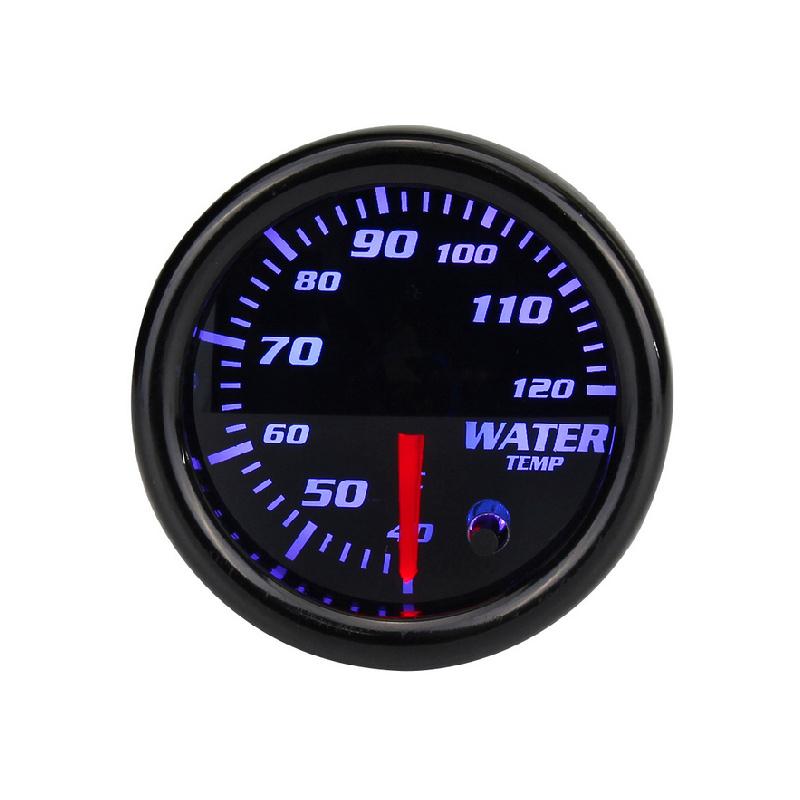 Universelles Auto 2" / 52 mm 7 Farben LED Kühlmittel Temperatur Temp Anzeige Messgerät