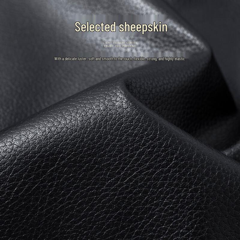 Futhing Men's Genuine Lambskin Biker Jacket