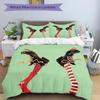 3Pcs Monster Feet Parade Bedding Set Soft Fabric Duvet Cover Pillowcases Home Christmas Xmas Halloween Gift 1 Duvet Cover 2 Pillowcase N1193