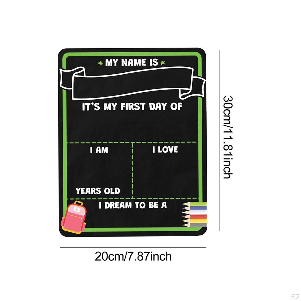 First and Last Day of School Board Back To Sign Party Decorations Photo Prop Multipurpose