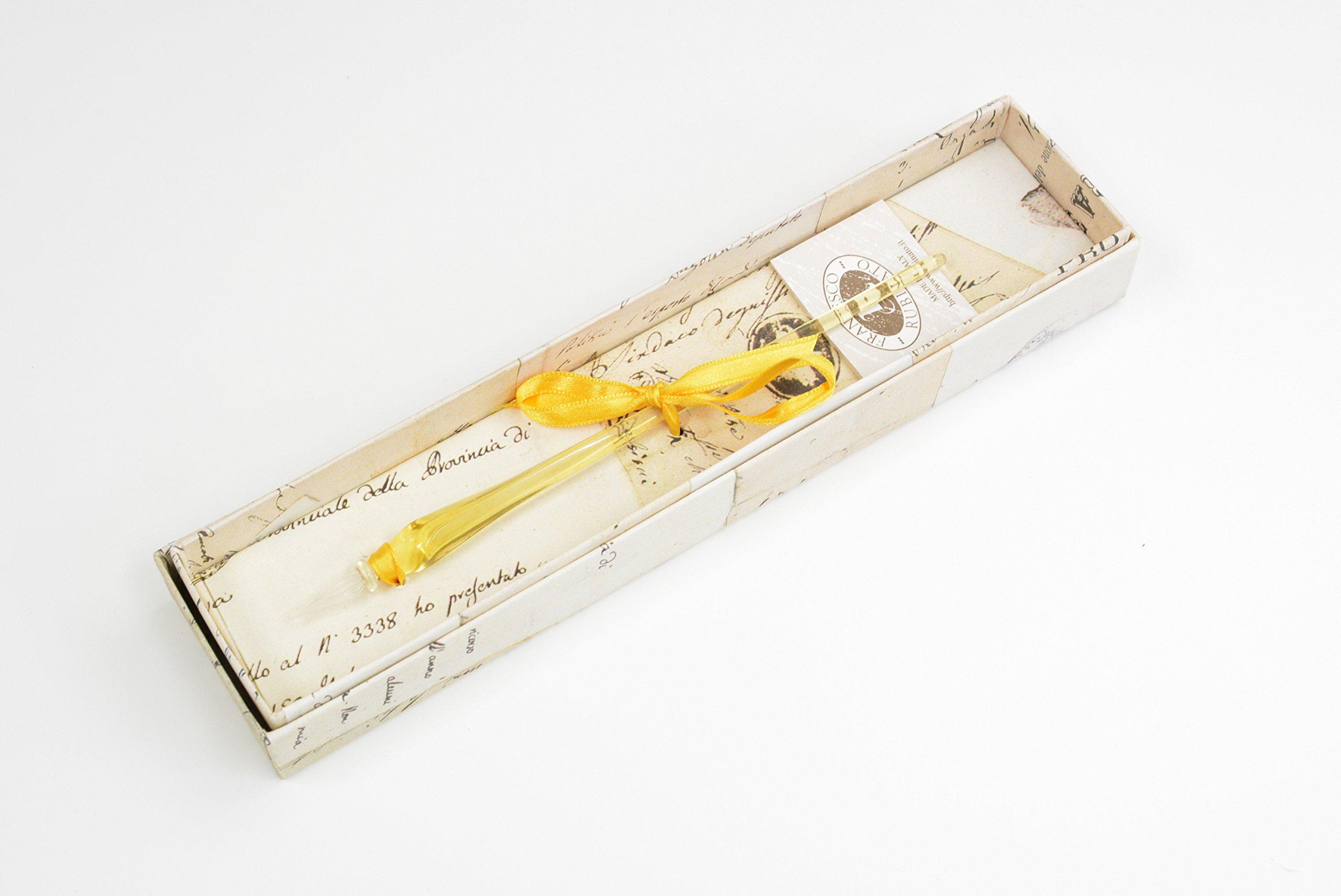 

Rubinato Glass Pen Amber NOV/D #1
