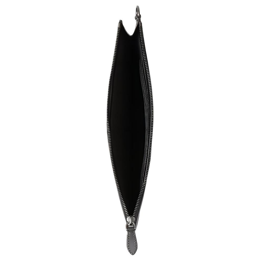 Burberry Klassischer Karomuster Reißverschluss Baumwolle Clutch Herren Clutch Schwarz 80746931