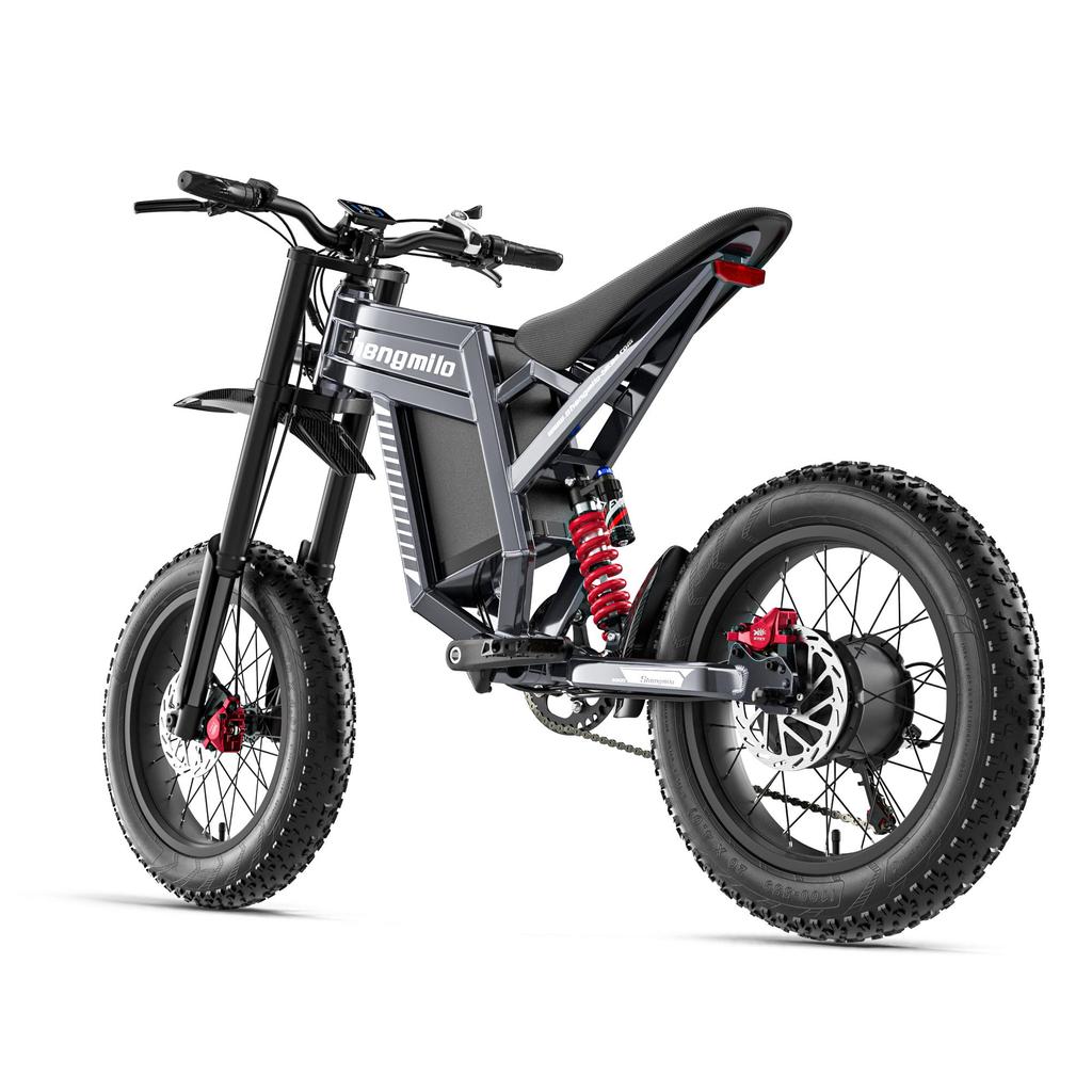 Shengmilo S900 Electic Bike 65km/h 60V30AH Large Capacity Lithium Battery 1500W Engine Hydraulic Brake Electric Off-Road Bicycle