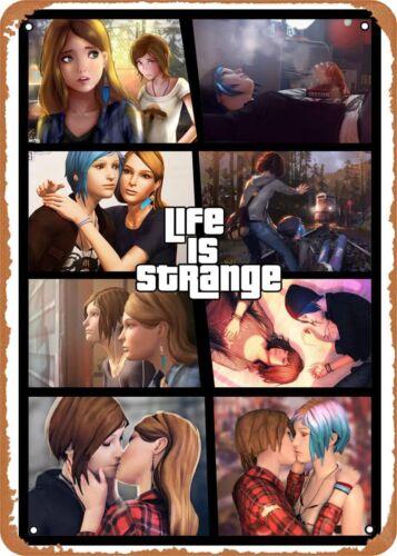 

Video Game Poster Metal Tin Sign Life is Strange Games Wall Art DecorAluminum 20x30cm（7.8x11.8inch）