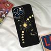 Galaxy Moon Stars Phase Totem Art Phone Case For iPhone 17 16 15 13 12 11 14 Pro Max 16 Plus 12 13 Mini 16e 17 Air Funda Cover