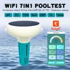 Intelligent Chlorin Meter 7 IN 1 PH ORP EC TDS Salt Temp CL Tester Solar Powered Swimming Pool Water Tester for Swimming Pool