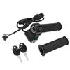 2 PCS Electric Bike Throttle Grip Kit Speed Control Grip with 4 Indicator Lights Cruising Function