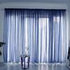 1 pezzo Eleganti Tende Moderne in Tulle per Soggiorno Camera da Letto Cucina Tende Trasparenti con Foglie Verdi per Finestra Tende in Tulle Drappeggi