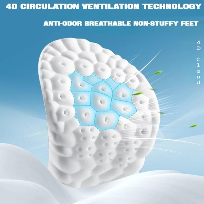 1 пара 4D мягких стельок для обуви — фото 8