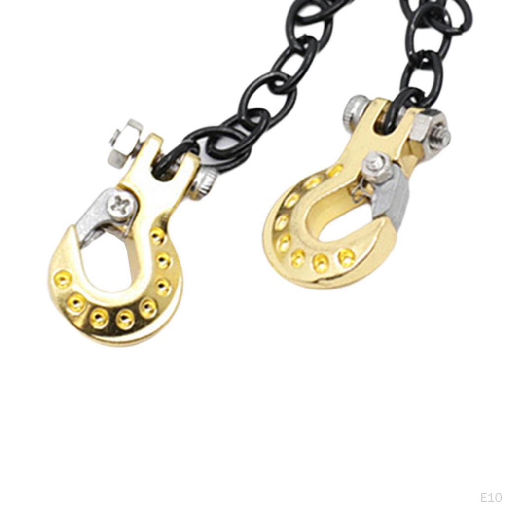 Mașină RC atractivă cu cârlig de remorcă universal pentru telecomandă, camion pe șenile, model de hobby, decor